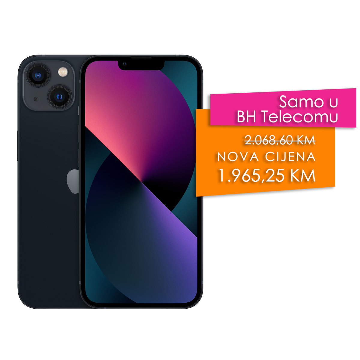 iPhone 13 128GB Midnight slika proizvoda