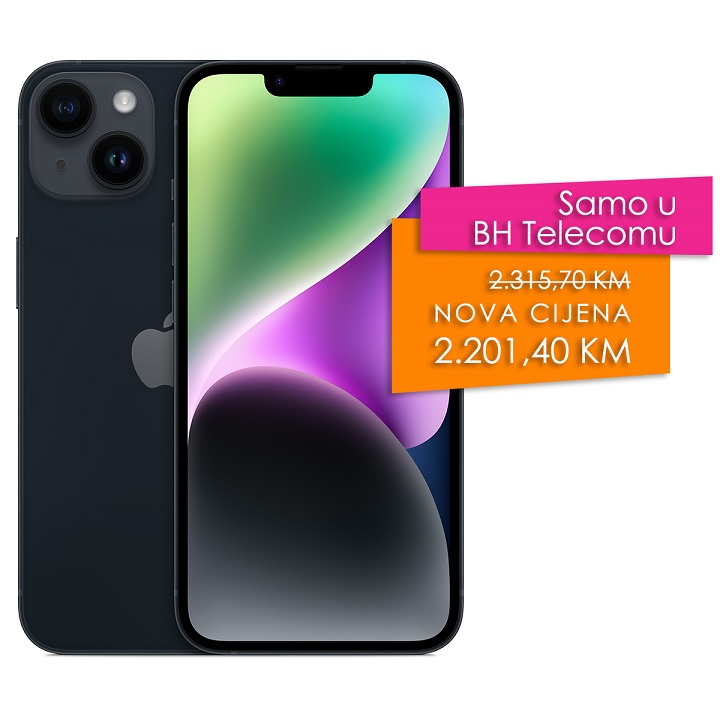 iPhone 14 128GB Midnight slika proizvoda