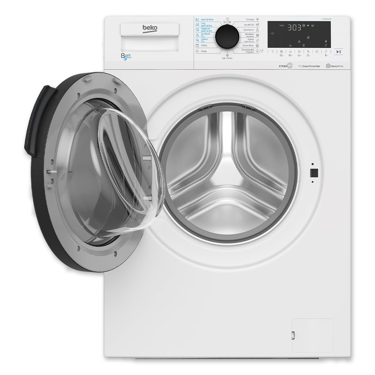 mašina za pranje /sušenje HTV8716X0 SteamCure slika proizvoda Front View 2 L