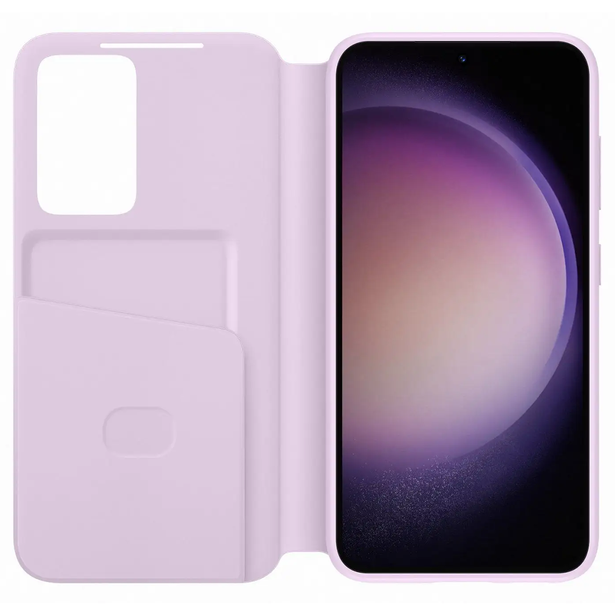 Galaxy S23 Smart View Wallet Case Lilac slika proizvoda Front View 2 L