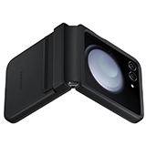 Galaxy Z Flip5 Eco-Leather Flap Case Black slika proizvoda Side View S