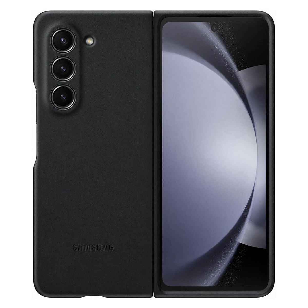 Galaxy Z Fold5 Eco-Leather Case Graphite slika proizvoda Front View 2 L