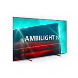 4K UHD OLED Google TV 55OLED718/12 AMBILIGHT slika proizvoda Side View S