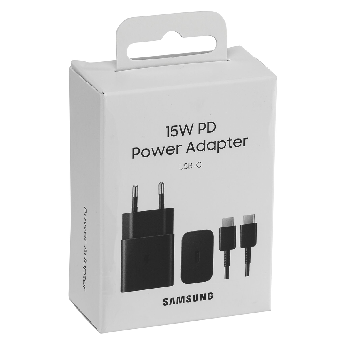 15W PD Power Adapter USB-C (sa kablom) slika proizvoda Front View 2 L