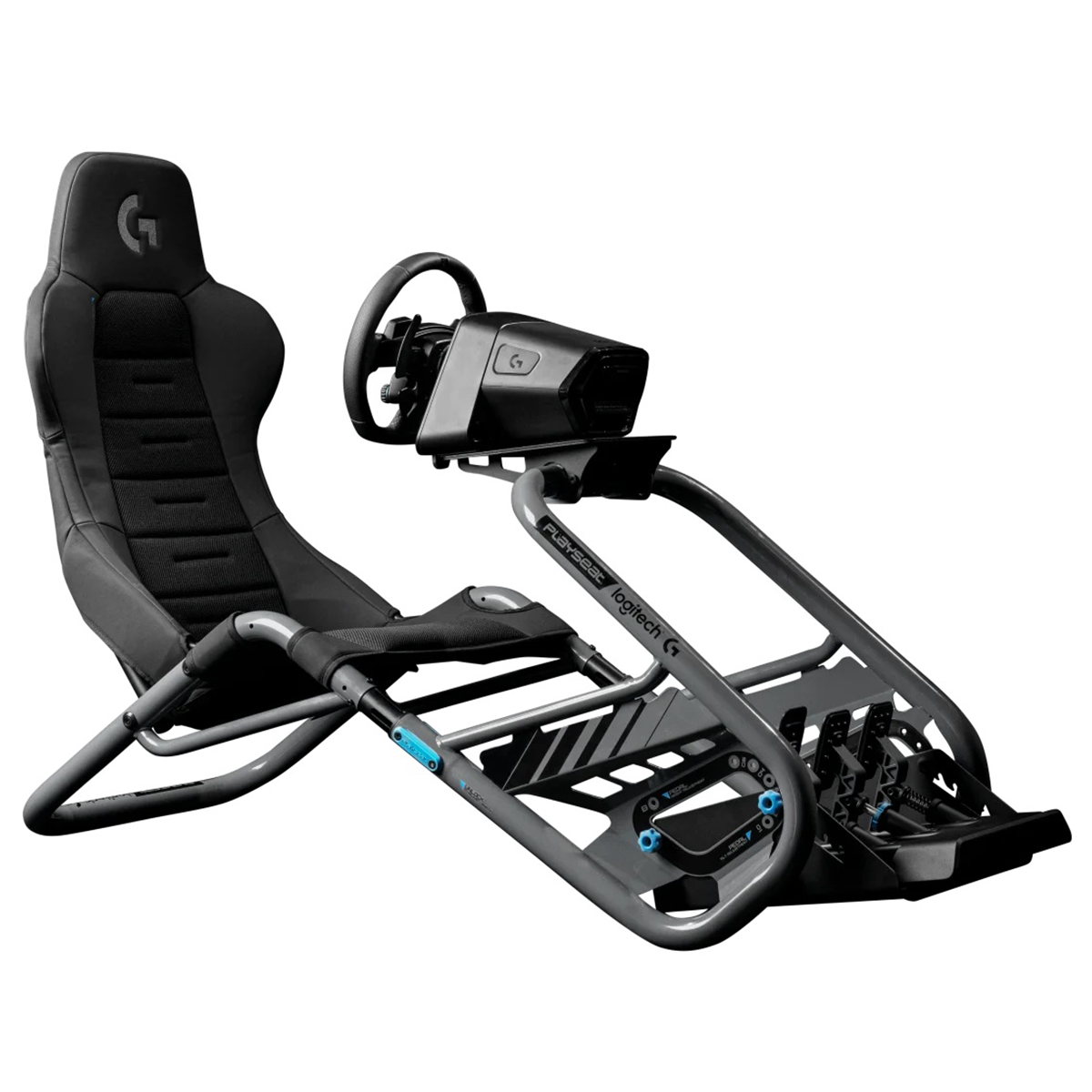 G Edition Sim Racing Seat + G29 Racing Wheel slika proizvoda Front View L