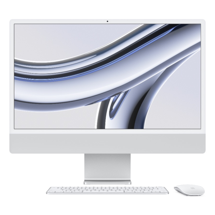 iMac 24in/M4/16GB/256GB/Silver/CRO KB slika proizvoda