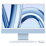 iMac 24in Retina 4.5K/M3/256GB SSD/Blue/CRO KB slika proizvoda