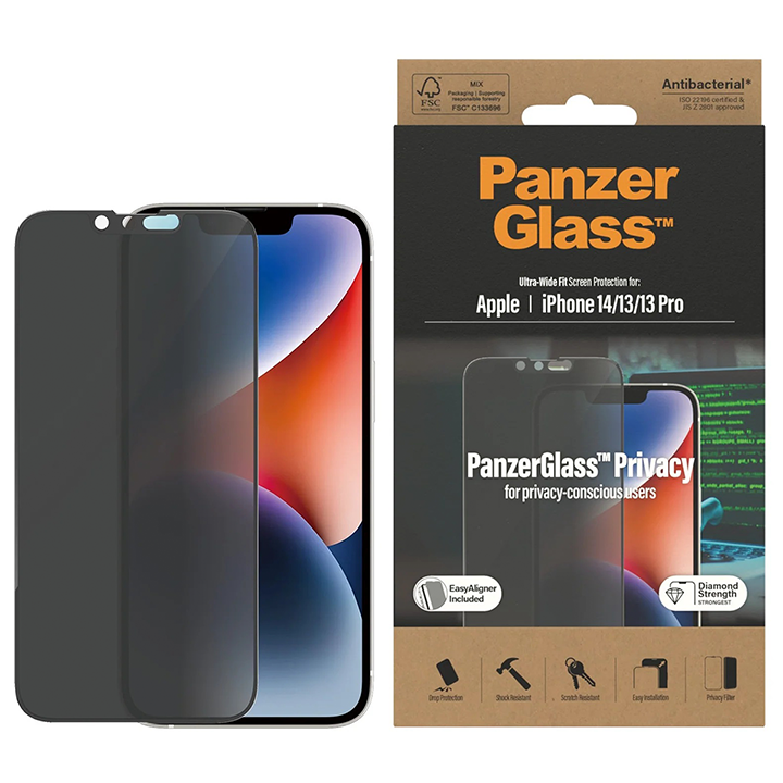 Zaštitno staklo PanzerGlass iPhone 14/13/13 Pro Privacy slika proizvoda