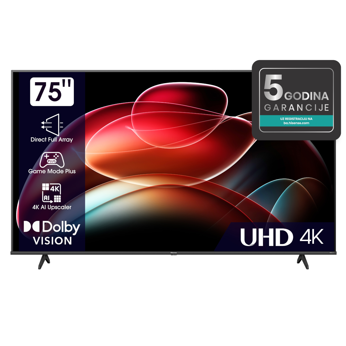 TV LED 75A6N, UHD, Smart slika proizvoda