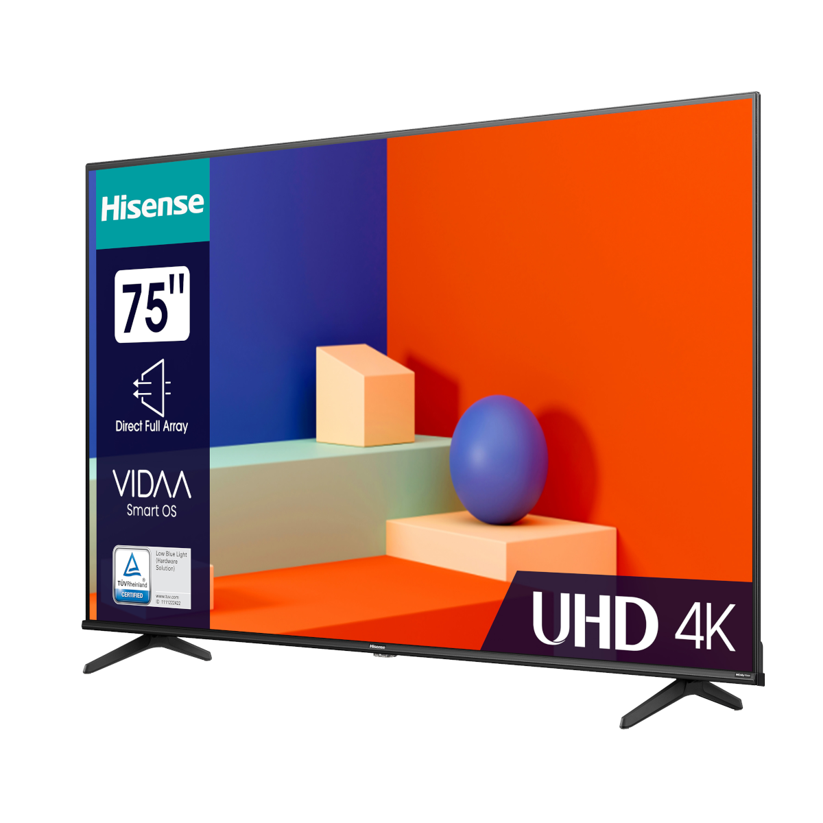 TV LED 75A6N, UHD, Smart slika proizvoda Side View L