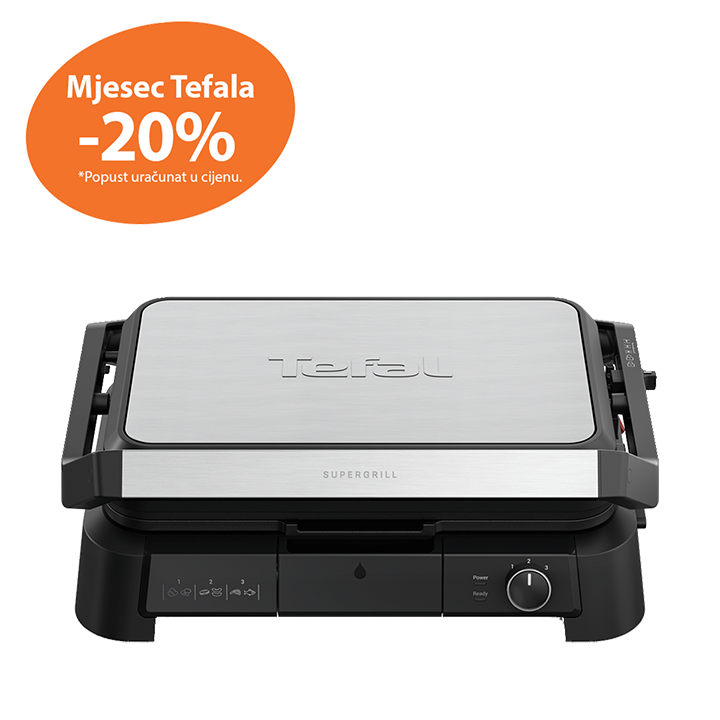 Supergrill 3u1 GC520DE0 roštilj, grill i pećnica slika proizvoda