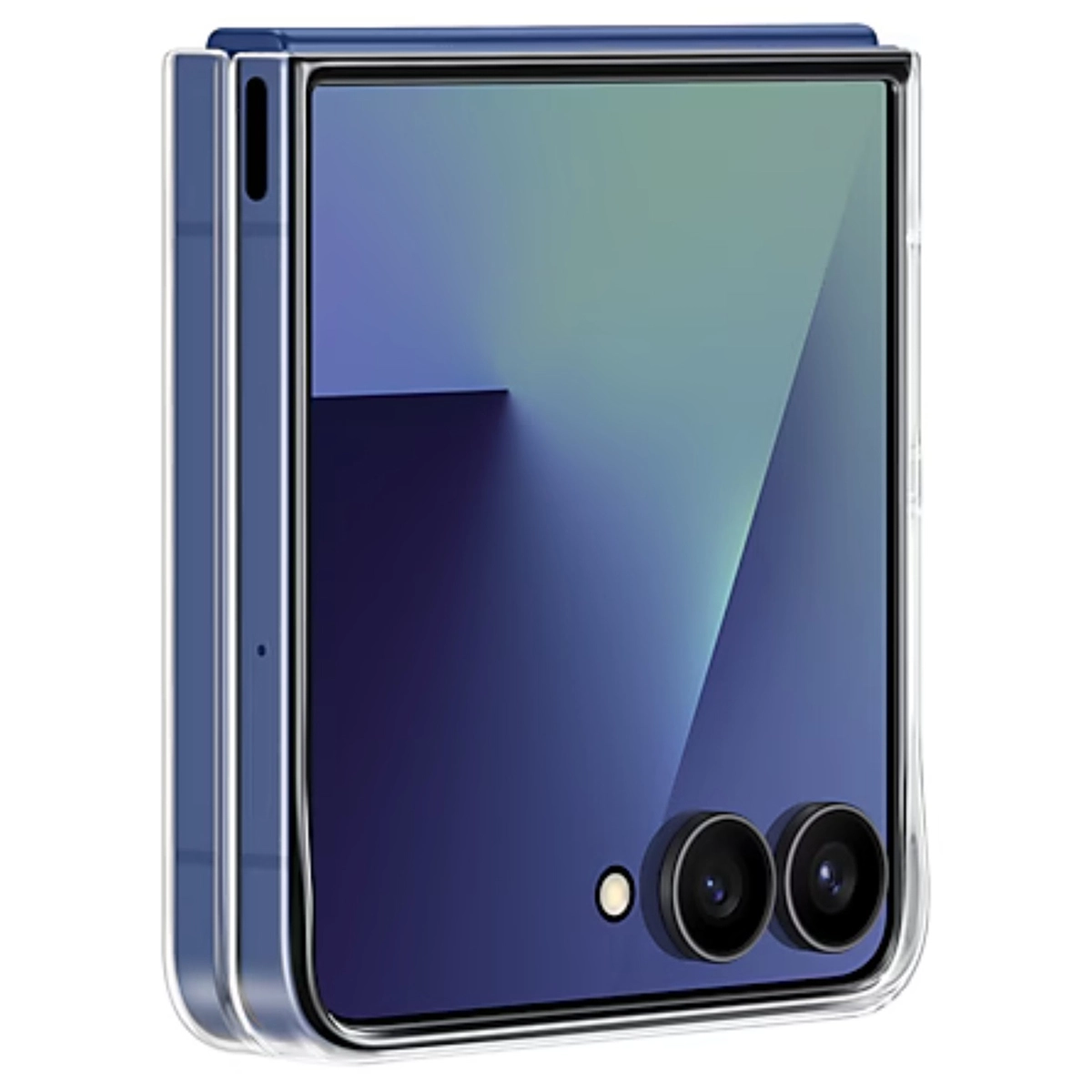 Galaxy Z Flip7 Clear Case Transparent slika proizvoda Front View 2 L
