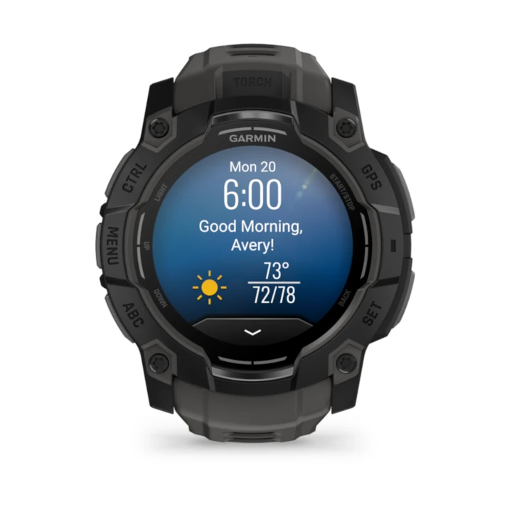 Instinct 3 50mm AMOLED Black Charcoal slika proizvoda