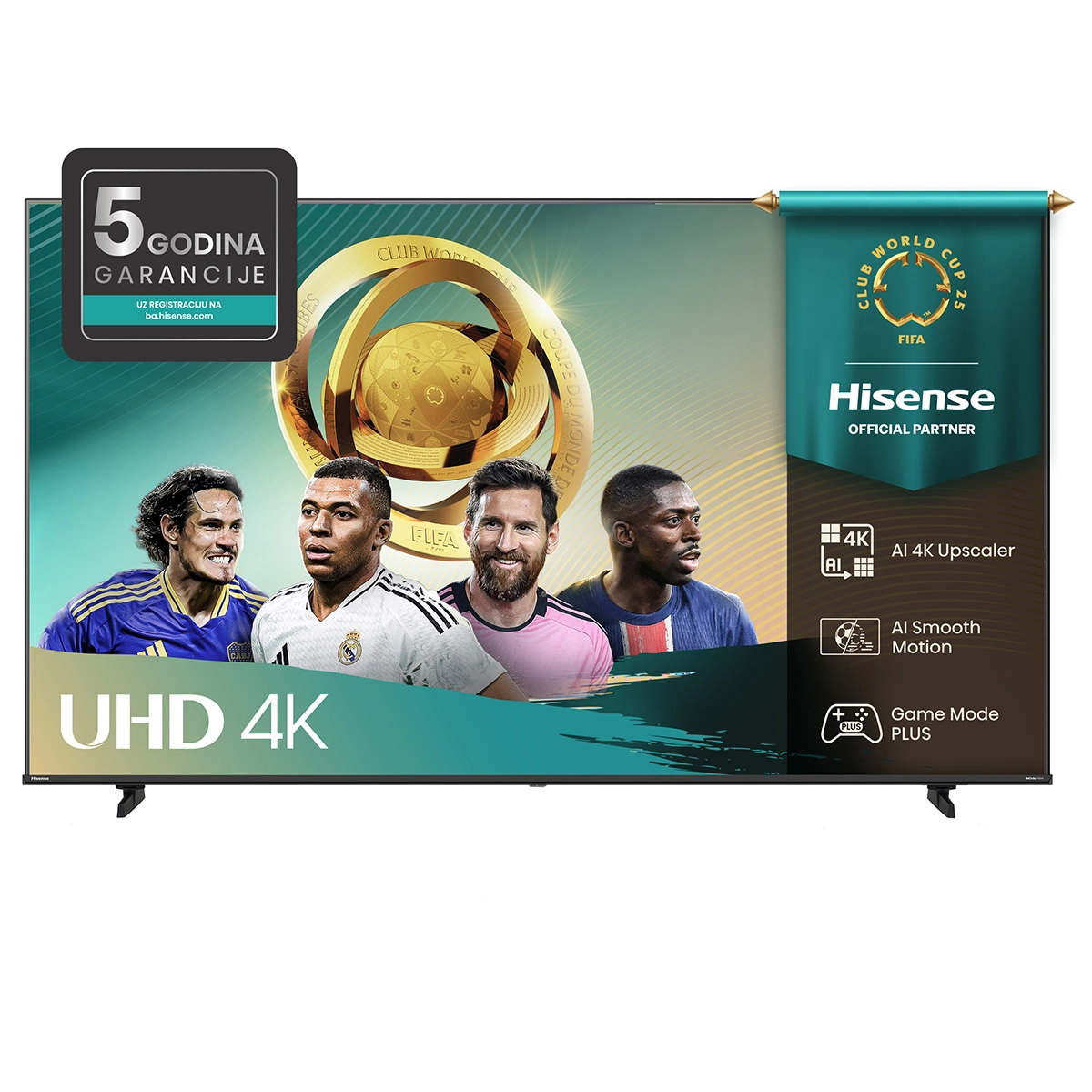 TV LED 85A6Q, UHD, Smart slika proizvoda Front View L