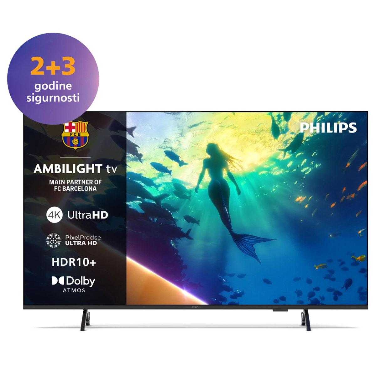 4K LED TITAN OS Smart TV 55PUS8010/12 Ambilight slika proizvoda Front View L