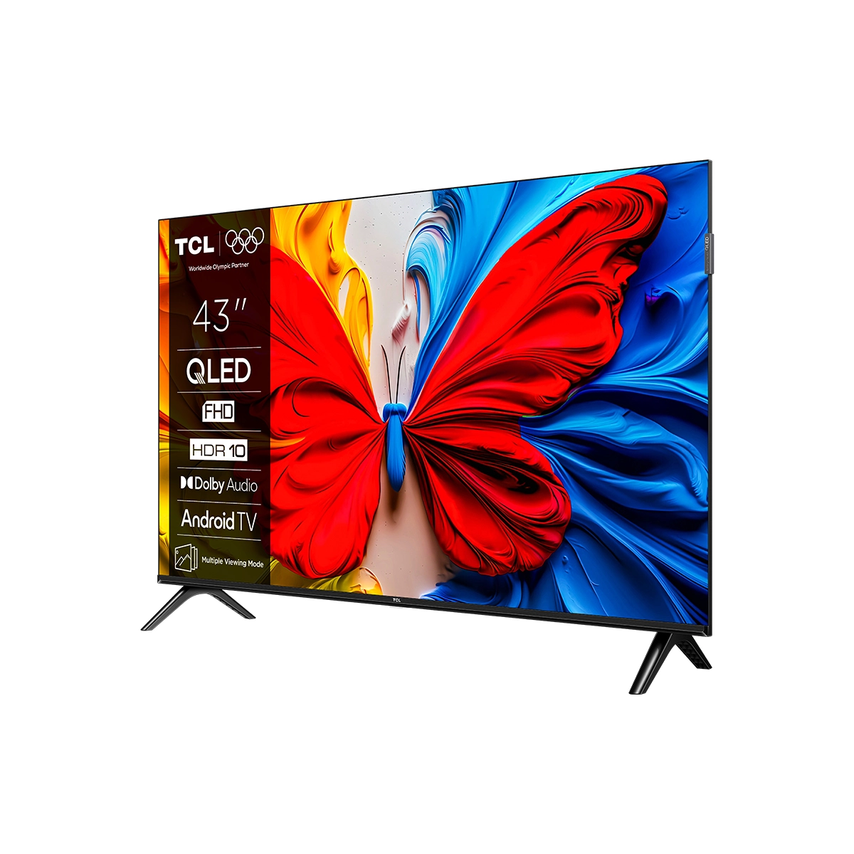43S5K FHD QLED TV slika proizvoda Front View 2 L