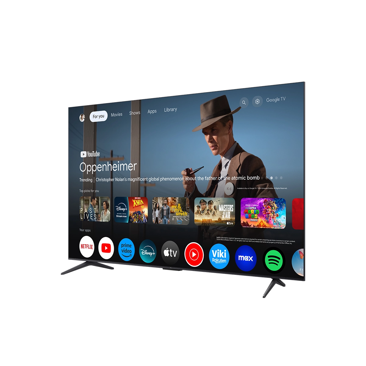 85C6K 4K QD-Mini LED TV slika proizvoda Front View 2 L