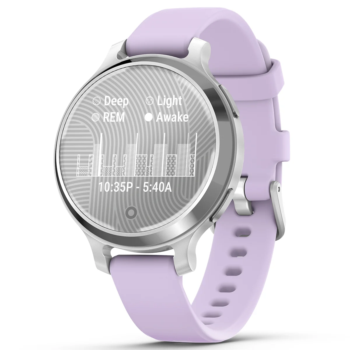 Lily 2 Active Silver/Jasmine Purple silikonski remen slika proizvoda Front View 2 L