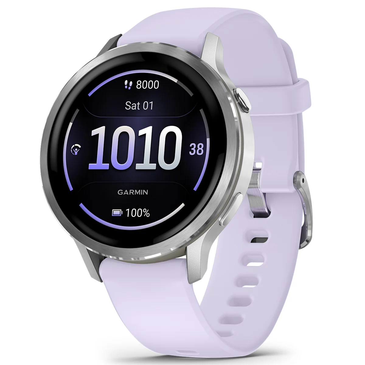 4 41mm Gray Silver Periwinkle slika proizvoda Front View 2 L