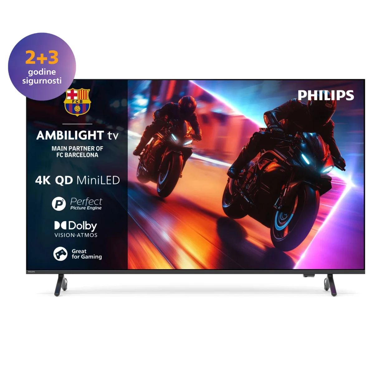 MiniLED TV 55MLED920/12 4K TITAN OS Smart Ambilight slika proizvoda Front View L