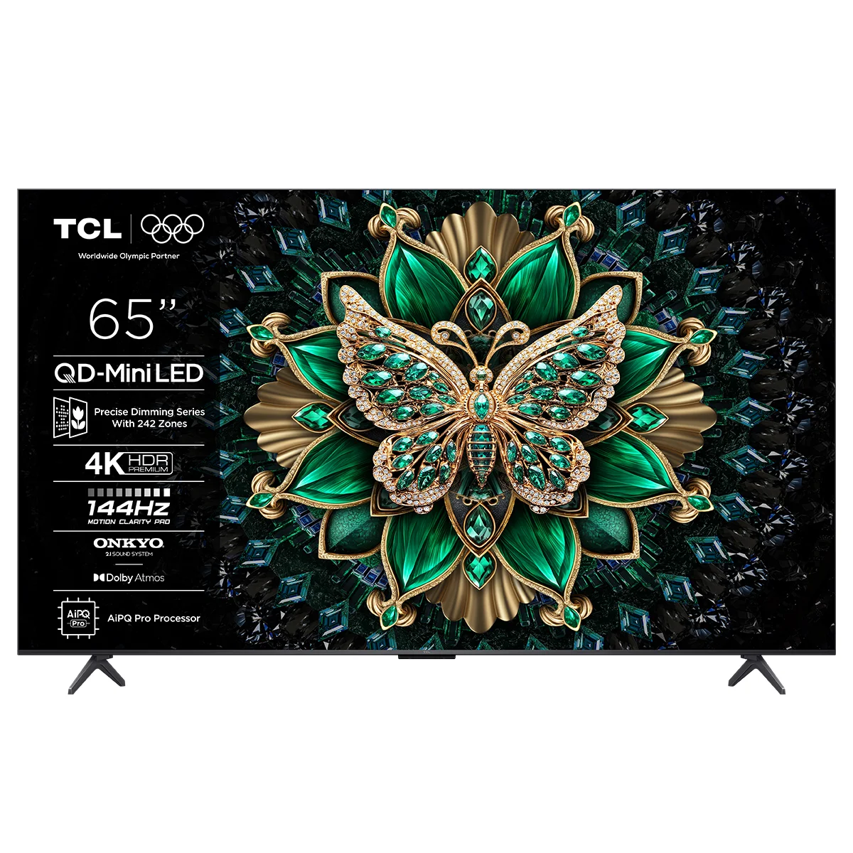 65C6K 4K QD-Mini LED TV slika proizvoda Front View L