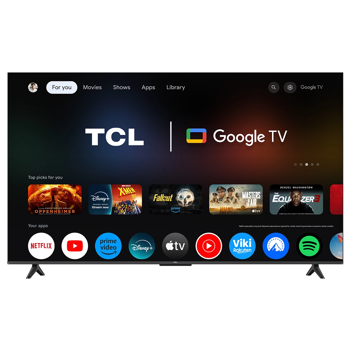 65V6C 4K TV Google OS slika proizvoda